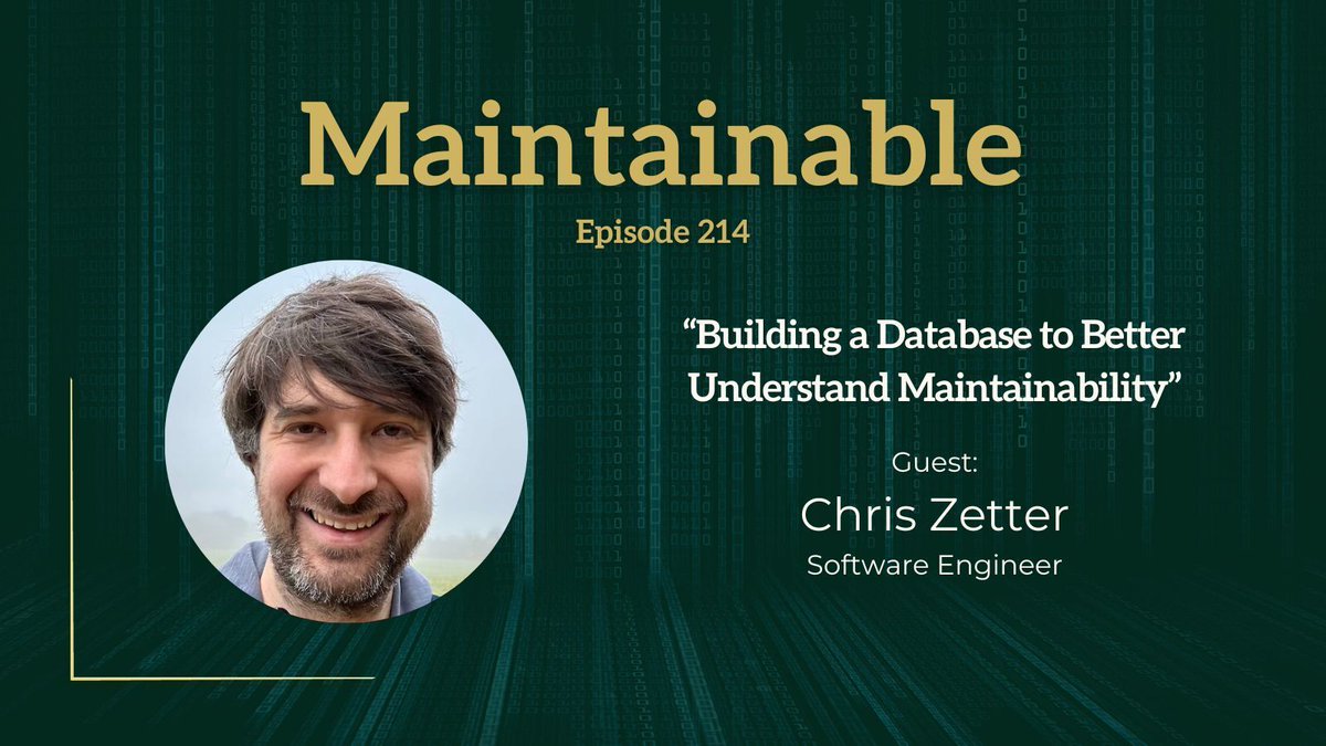 Chris Zetter reminds us that progress in long-lived systems doesn’t come from rewrites, it comes from building momentum through small, intentional changes.

Catch up on this week’s episode of <a href="/maintainable/">Maintainable Software</a>.fm with host @RobbyRussell: buff.ly/kQLCicY