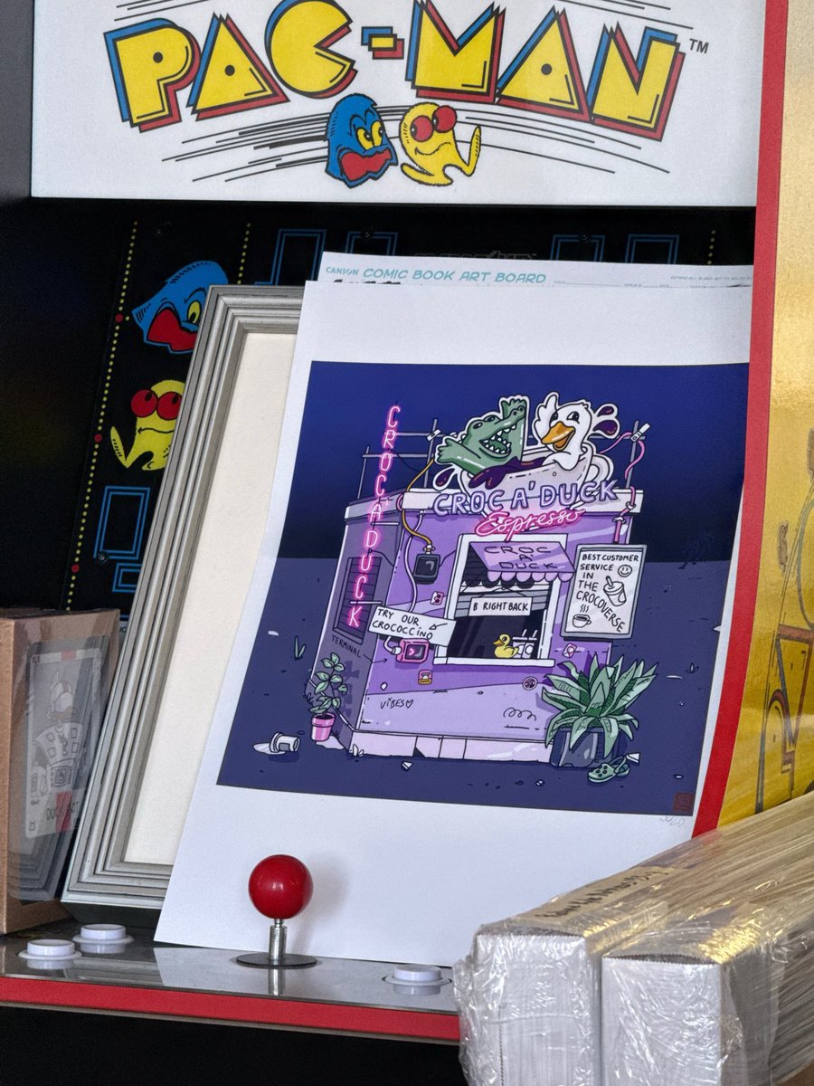 kylematthews's tweet image. It’s been a @siriuscrocodile week. Physicals shipment arrived early this week, and yesterday I won the @apecoin Swamp location card which comes with more physicals! GET SIRIUS