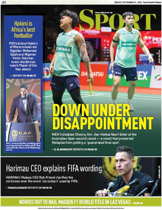 NST_Online's tweet image. Thinking of unplugging from the Internet for a while? Go old school for your dose of morning news! Today in the #NSTprintedition #21November2025