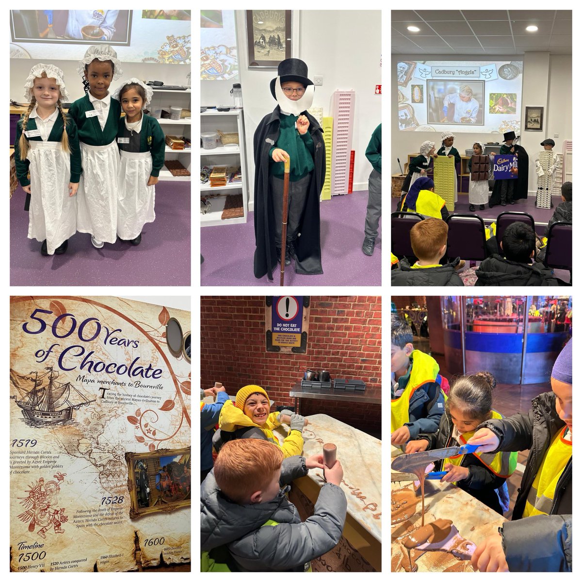 Year 2 had an amazing visit to <a href="/CadburyWorld/">Cadbury World</a> today. They spent time exploring the history of chocolate manufacturing and learning about the Cadbury brothers #history #historians