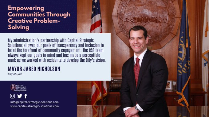 CSS_Mass's tweet image. 🌍 At Capital Strategic Solutions, we’re dedicated to empowering communities through creative problem-solving. From grant writing/management to municipal support, we work to drive positive change. 

ow.ly/6Oh950Vb7C1 

#CommunityBuilding #CommunityEmpowerment #Innovation