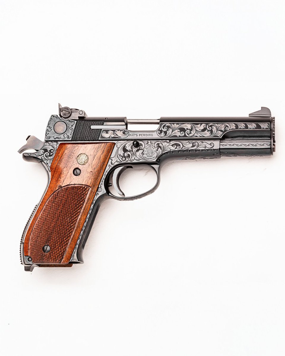 Smith_WessonInc's tweet image. Throwback Thursday: engraved Model 52 edition