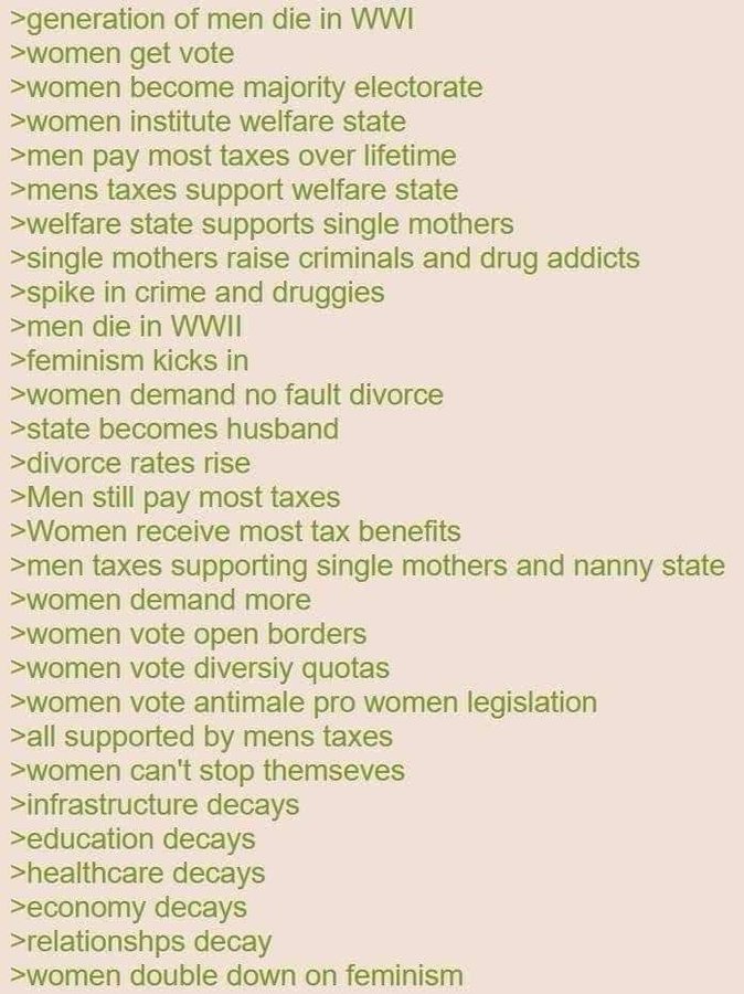 JohnDavisJDLLM's tweet image. It&apos;s important to understand how we arrived at women&apos;s supremacy, and gynocentric communist societies in the West.

It started with the popularity of Bolshevism after WWI.  To destroy capitalism, the Marxists set out to destroy the nuclear family.