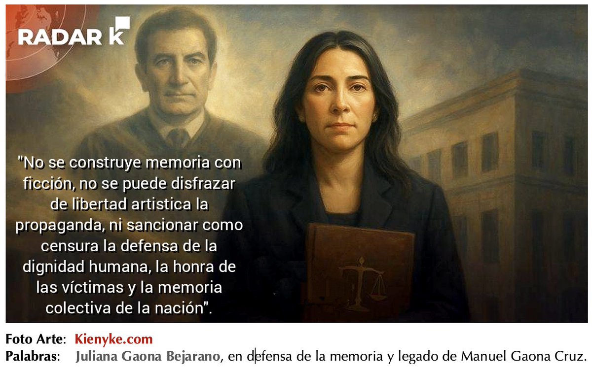 JMauricioGaona's tweet image. FAMILIA GAONA BEJARANO GANA HISTÓRICA TUTELA: 
La libertad artística no deroga el derecho fundamental a la dignidad humana, la honra y el buen nombre de las víctimas.
         Manuel Gaona Cruz, in memoriam.
👉 eltiempo.com/justicia/inves…

#ManuelGaonaCruz #TeamGaona #VerdadYJusticia