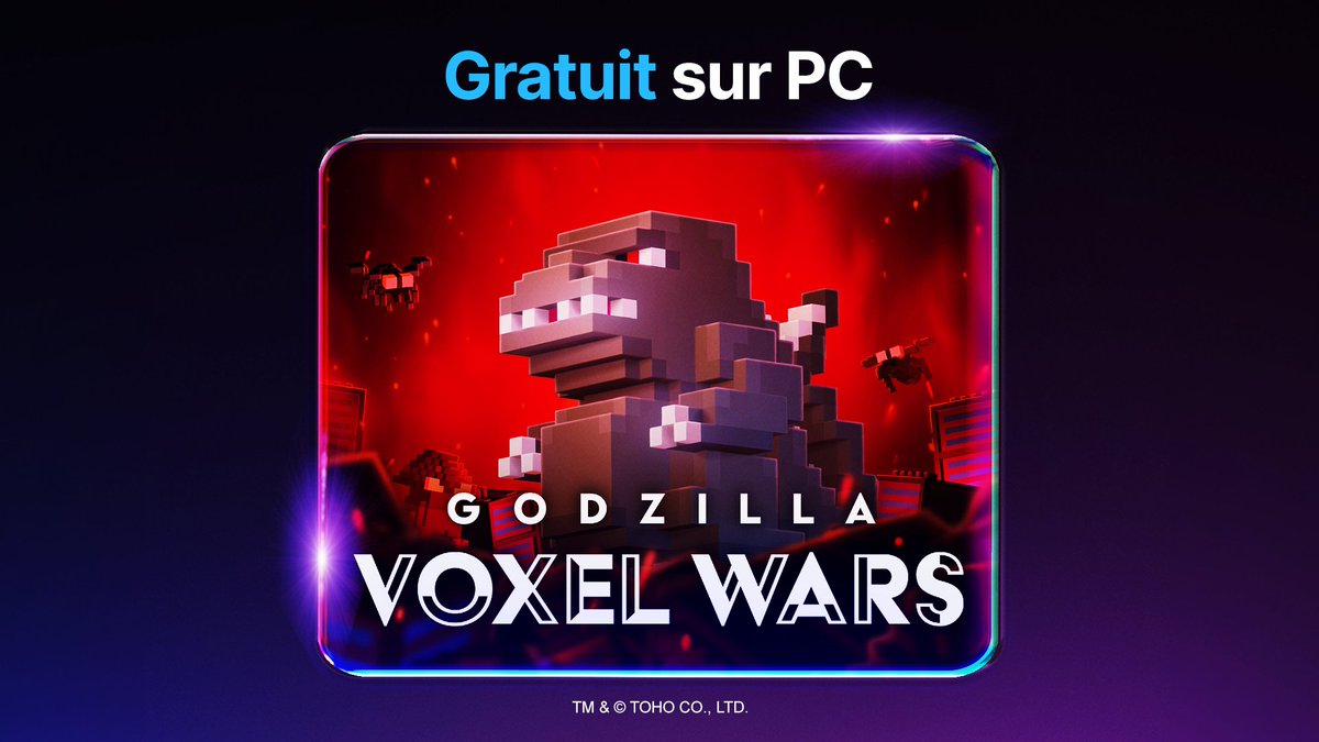 Il n'y a plus de place pour d'autres kaiju sur cette planète 🍄🦖 Faites équipe avec les monstres Toho et sauvez la Terre dans Godzilla Voxel Wars, GRATUIT jusqu'au 27 novembre. epic.gm/free-games