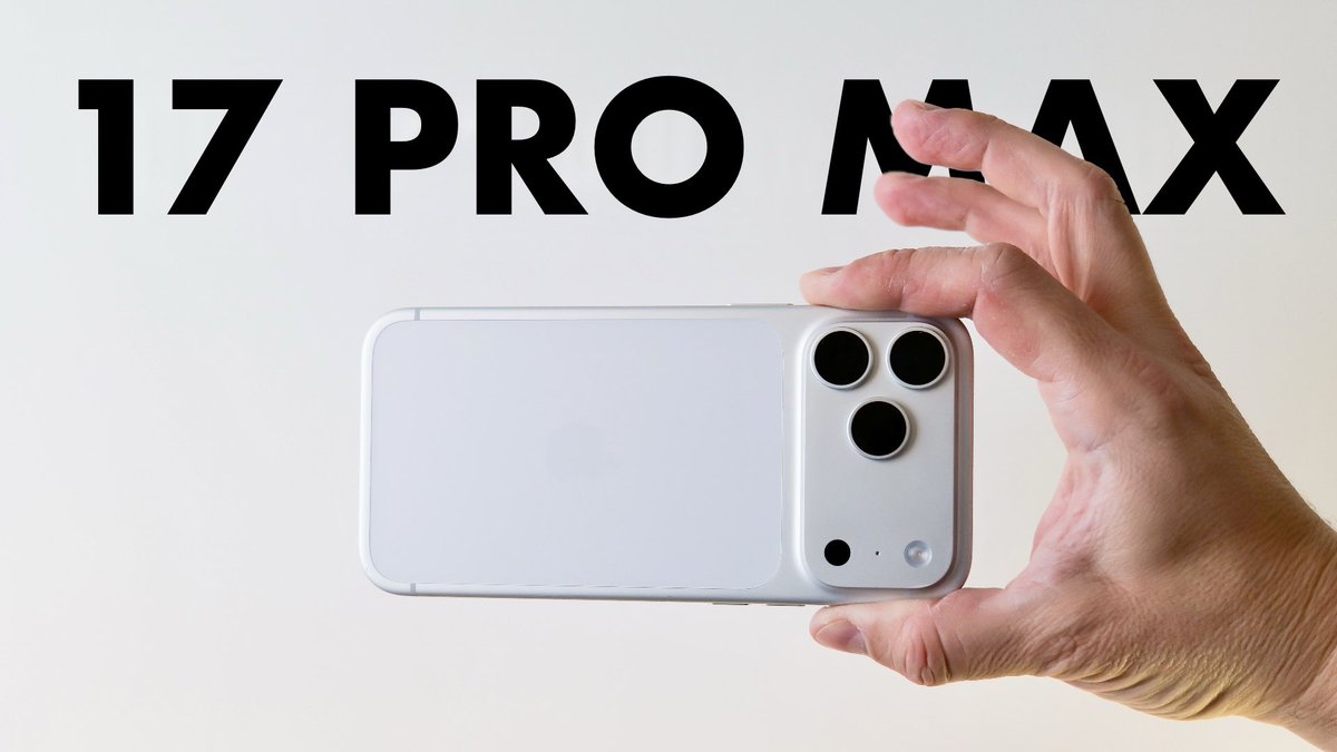 AlexReframe's tweet image. 🔥Nouvelle vidéo 🔥
iPhone 17 Pro Max : Mes impressions après 2 mois d&apos;utilisation ! 

🔗youtu.be/3lCzFh3a1QY?si…