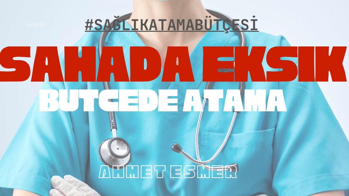 Bütçeden sağlığa 2024 KPSS puanıyla atama müjdesi gelmelidir.
<a href="/drmemisoglu/">Prof. Dr. Kemal Memişoğlu</a> 
 #SağlıkAtamaBütçesi