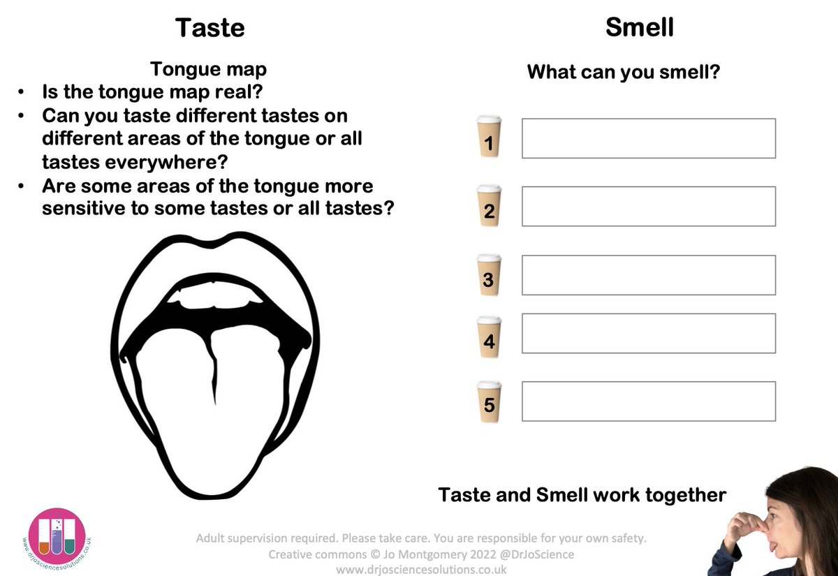 DrJoScience's tweet image. So much fun exploring taste and smell with #KS1 earlier! What a gloriously inquisitive bunch!
#ScienceIsEverywhere #BeCurious #DrJoScience #PrimaryScience #PartsOfTheBody #Senses #AniamlsInclduignHumans #HumanBody