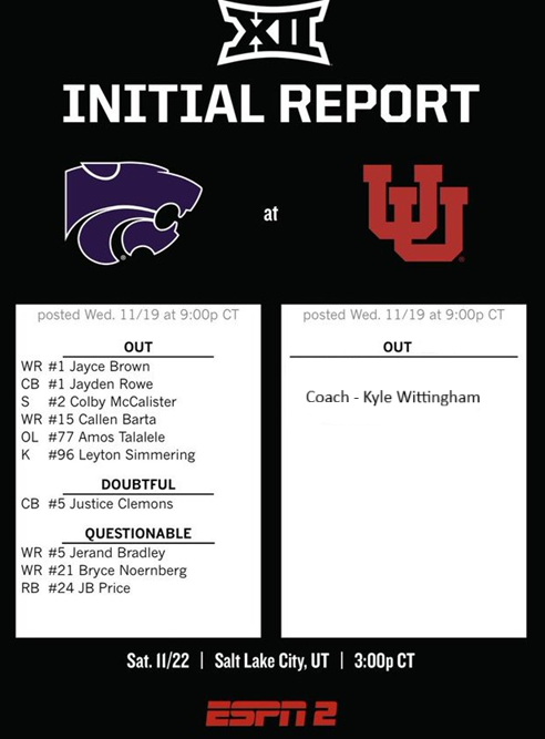 PositionPicksFF's tweet image. How Kyle Wittingham will announce his retirement one day...