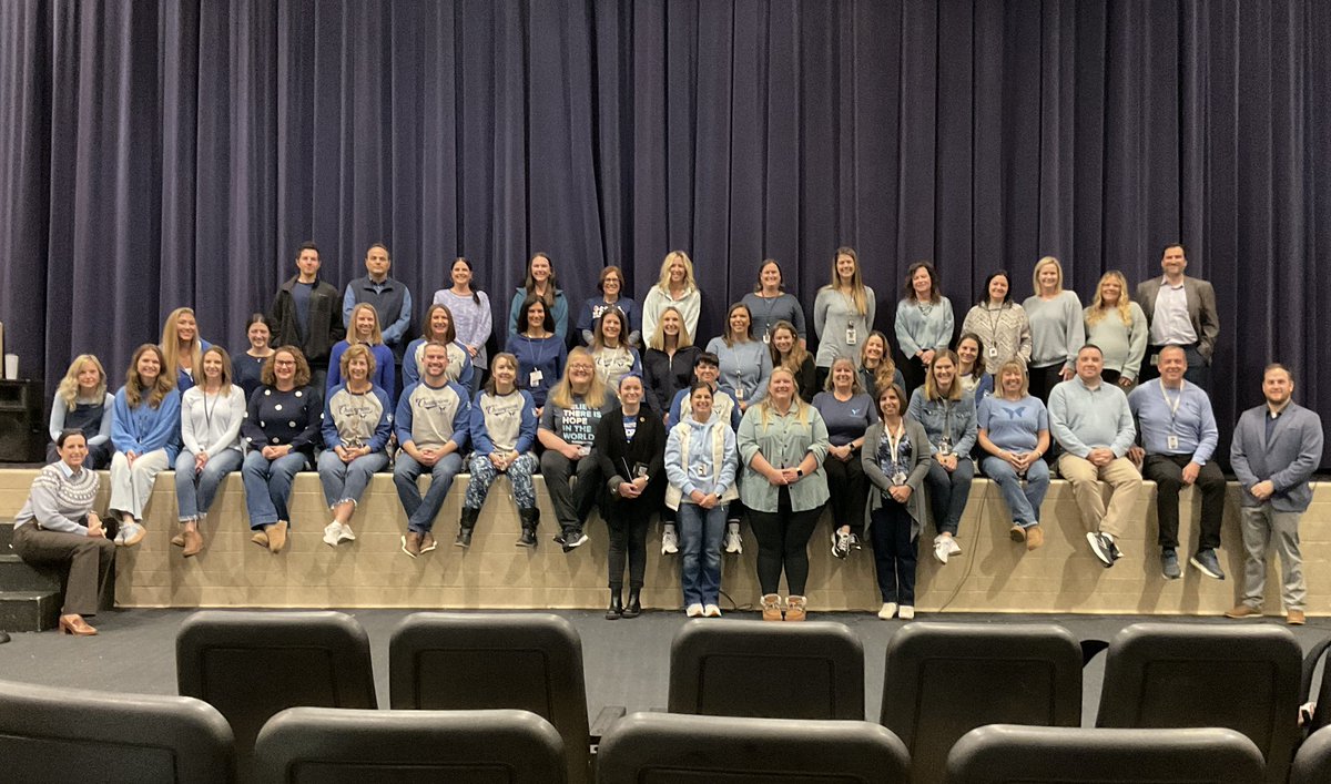 SAESTitans's tweet image. Our halls were flooded with blue today in honor of Children’s Grief Awareness Day 💙🩵🦋