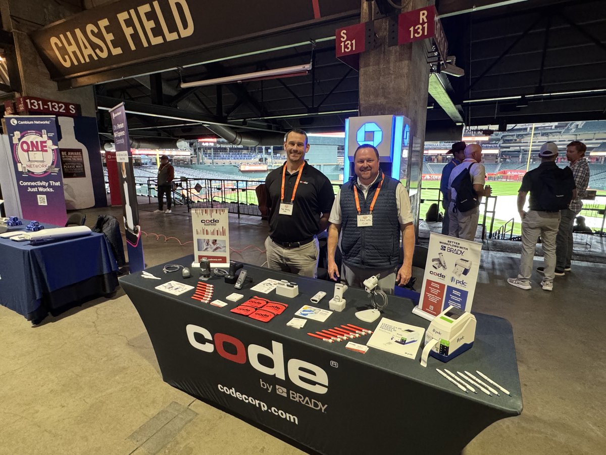 CodeCorp's tweet image. ⚾ Thank you, @ScanSource, for a great day at the Phoenix Roadshow 2025.

From AI insights to on-the-ground conversations with VARs, MSPs, ISVs, and SIs, it was a strong lineup of ideas and opportunities.

Together with partners, we explored how Code data capture helps solve…