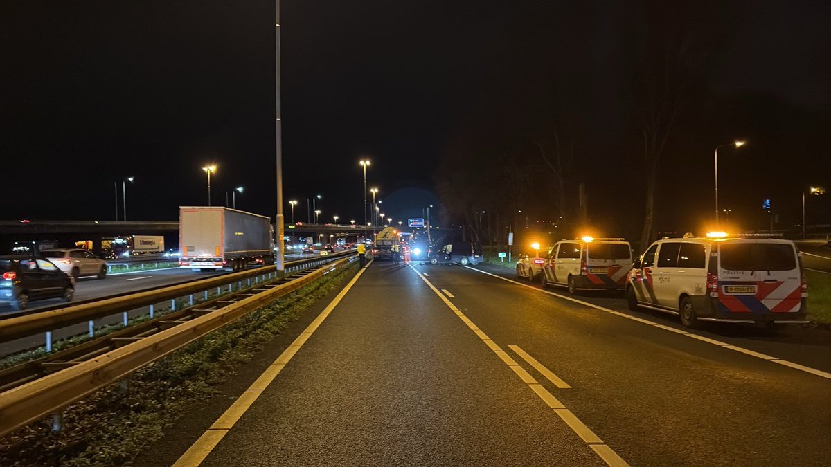 Ongeval bij knooppunt Gorinchem veroorzaakt vertraging