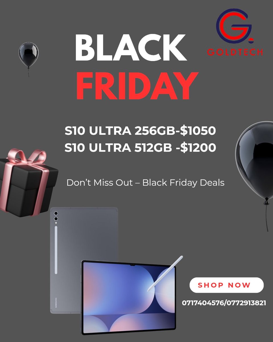 GoldtechZim's tweet photo. #Woza #BlackFriday is officially here! 

🔵Get ready! Our massive #BlackFridaySale kicks off tomorrow. Shop early, this promotion is only valid while stock lasts! #GoldtechElectronics https://t.co/PHV1pUeVfQ
