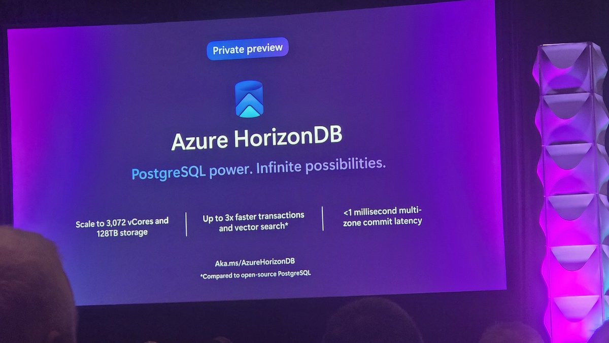 GFritchey's tweet image. Pretty excited to learn more about #HorizonDB running #PostgreSQL on #Azure.