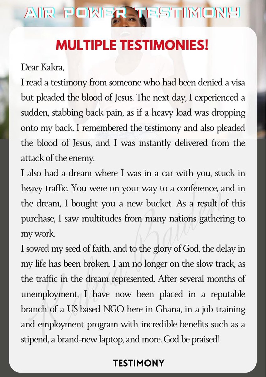 ProphetKakraB's tweet image. May the Lord bless you abundantly in Jesus name!

#kakrabaiden #testimony #testify #daily