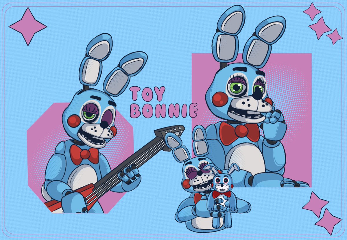 ArtLenDraw's tweet image. · Toy Bonnie ·  

#FNAF