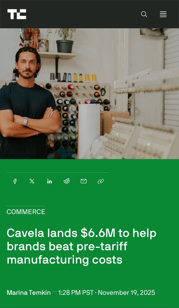 We just raised $6.6M to make sourcing physical products as simple as launching an online store.

Shopify made selling easy, but manufacturing is still painful.

It takes brands 6+ months and thousands of messages with low quality factories over WhatsApp/WeChat/email to source a