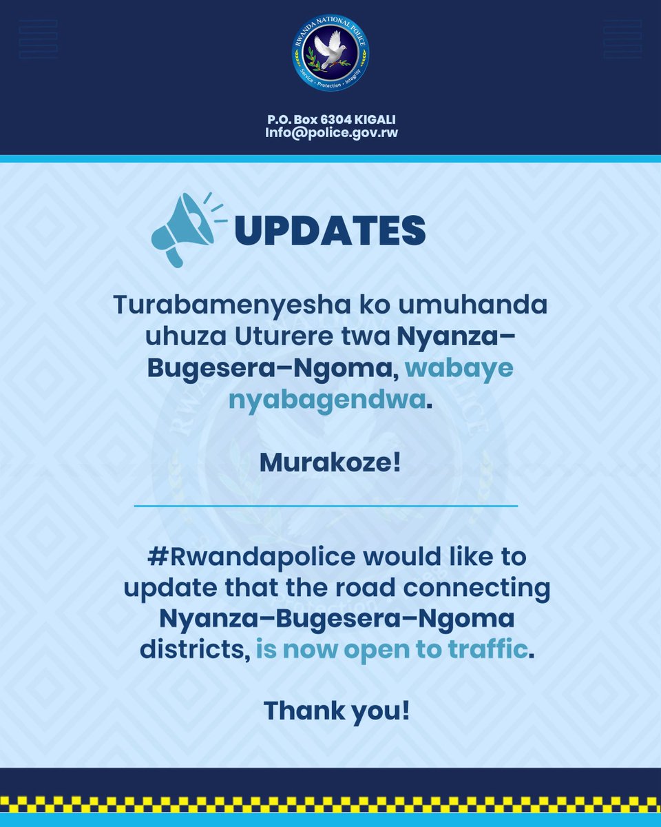 Rwandapolice's tweet image. Updates