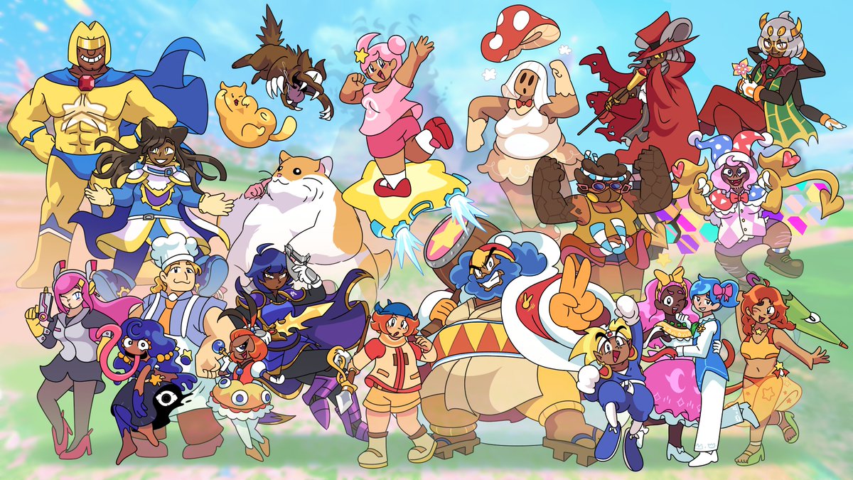 0 DAYS LEFT To Air Riders ⭐️ Kirby

Happy Air Riders day! Glad I was able to finish off this series. I have not done a daily art countdown in a long time but I am really glad I got to show off my gijinkas like this
#kirbyairriders