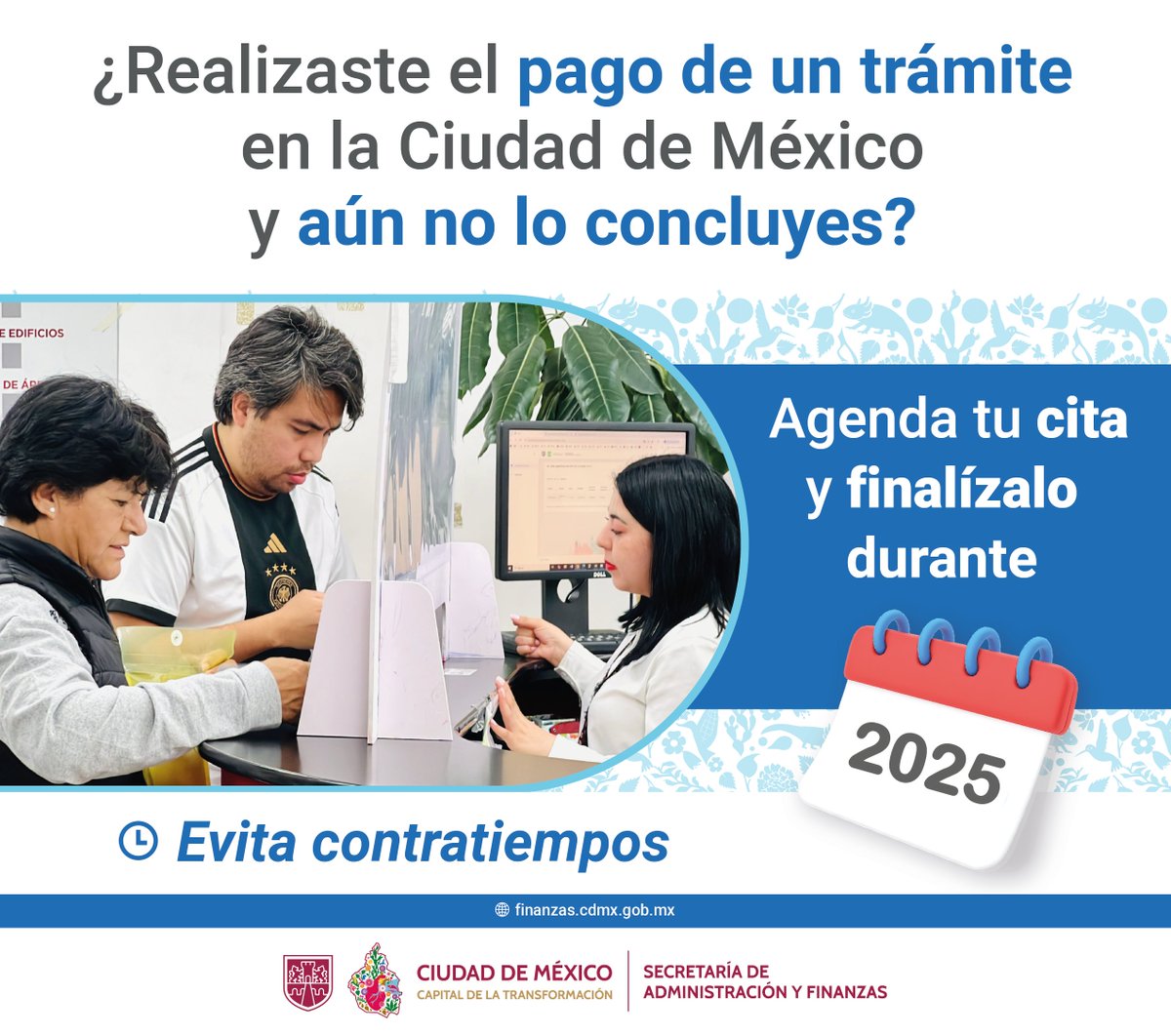 ⏰👀 ¡No lo dejes pasar! 
Finaliza tu trámite en 2025 y evita contratiempos. 
#LaSAFContigo