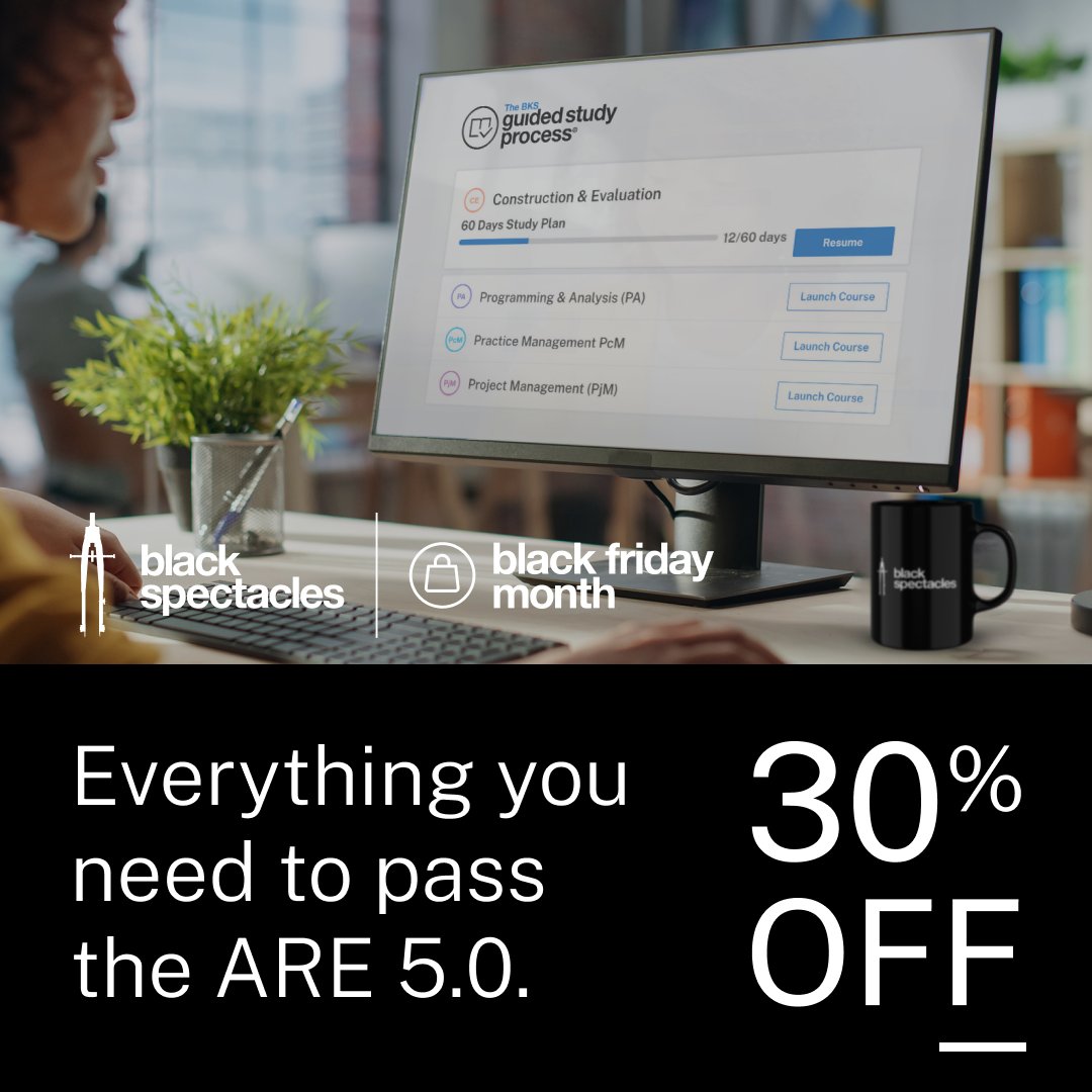 Our biggest sale of the year is here! Get 30% off any Black Spectacles membership now through November 30 — no promo code needed!

Click here to take the next step toward licensure and explore your membership options today: tinyurl.com/533hmn74