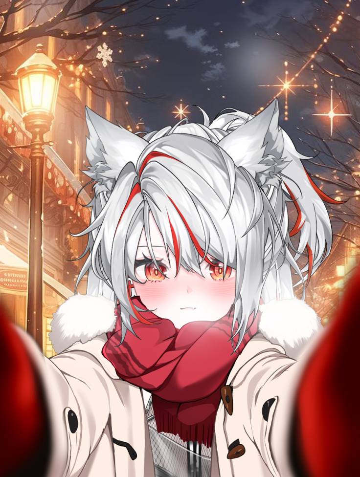 在看甚麼呢? 只能看我! (把頭轉過來