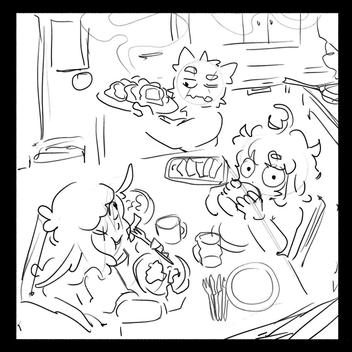 Thefollowertwt's tweet image. Breakfast doodle
#indieanimation #animation #project
