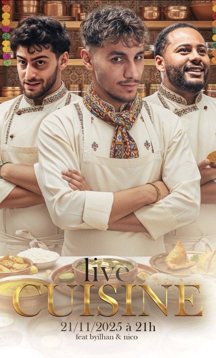 Demain à partir de 21h, on s’envole direction l’Inde pour un live cuisine d’exception avec <a href="/byilhan_/">byilhan</a> et <a href="/Nico_tine84/">Nico-là</a> 🇮🇳