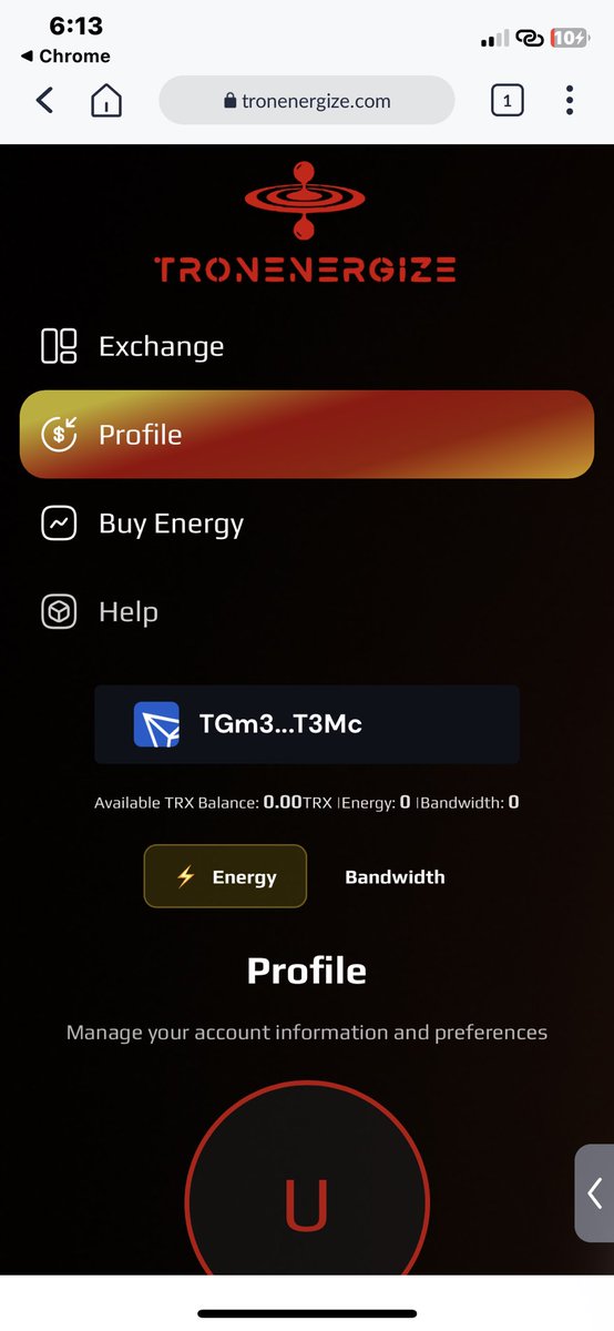 Hello guys I was live was the great ambassador of <a href="/TronEnergize/">TronEnergize.com | Energy Exchange</a> 
<a href="/GordianHogan/">GORDIAN Tronenergize.com</a> 
I was moved to check out the #TronEnergize today