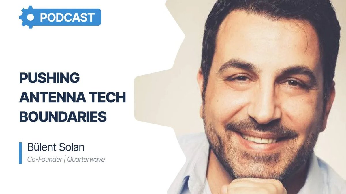 octopart's tweet image. In this CTRL+LISTEN episode, dive deep into the world of cutting-edge antenna technology with guest Bülent Solan, co-founder of Quarterwave.

Watch the full interview: bit.ly/4rt0mjR

#podcast #techpodcast #antenna #connectivity