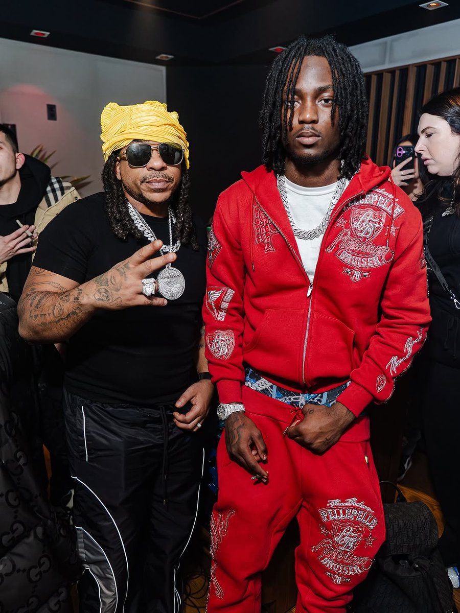 wavecheckers's tweet image. Max B in the studio with Lola Brooke, Kyle Richh &amp;amp; 41 🔥