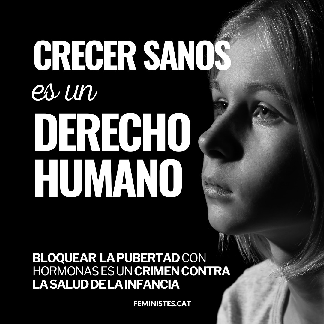 #DiaMundialDeLaInfancia
Ninguna niña o niño nace en el cuerpo equivocado.

No se sacrifica la salud de los menores para validar fetiches de hombres adultos, reforzar estereotipos sexistas o enriquecer a la industria médico-farmacéutica.

💉No son "bloqueadores de la pubertad".