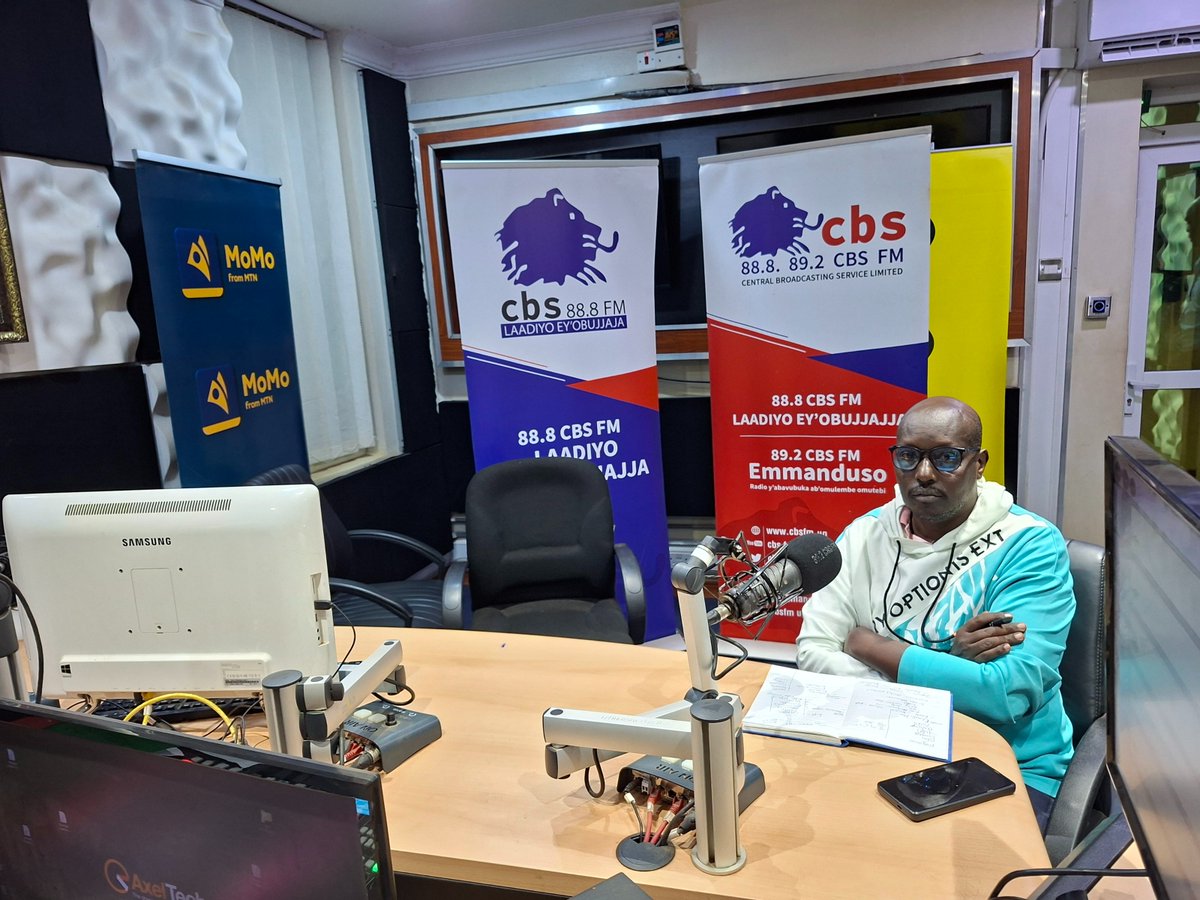 On air; The Town Clerk Mr. Tandeka Festo is live on 88.8 CBS FM tonight  from 8:00–9:00 PM. Tune in for updates on GKMA-UDP and other key issues in  Nansana Municipality. 📻✨