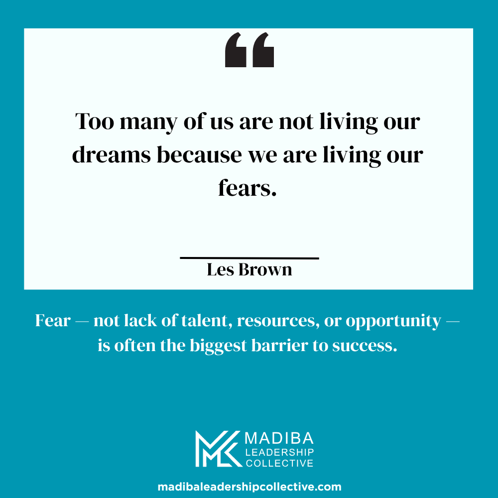 Fear keeps people:
silent when they should speak,
still when they should move,
small when they should grow.
When we “live our fears,” we let doubt, insecurity, and worry make our decisions.
When we choose to “live our dreams,” we step into courage, creativity, and possibility.
