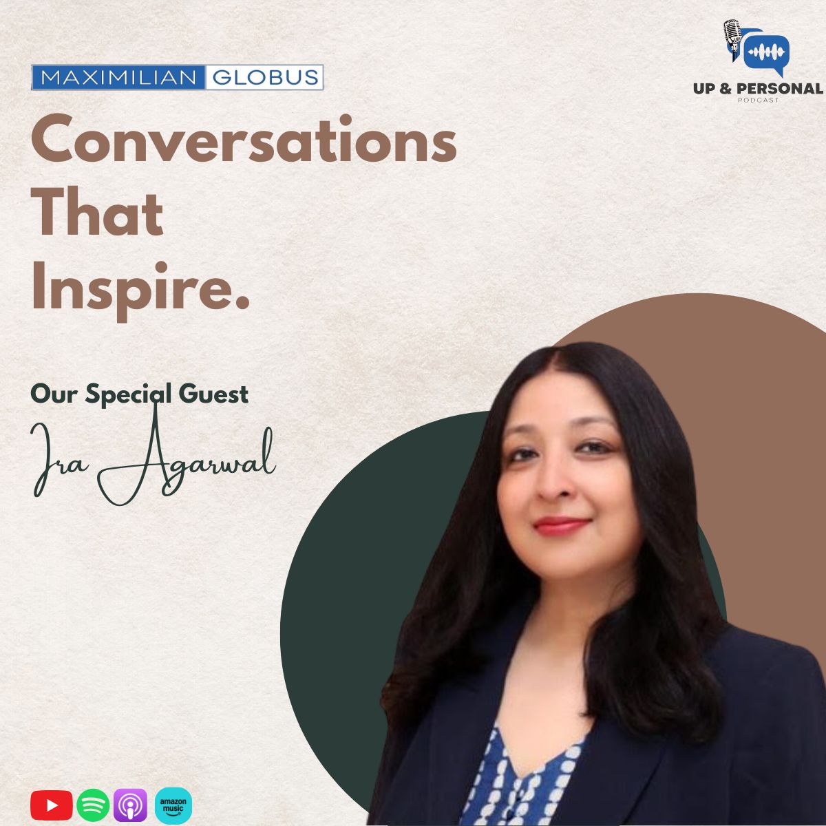 IraAgarwal1's tweet image. Discover my perspectives on leadership, innovation, and personal growth.
​
🎧 Watch Part 1 now:
• YouTube - shorturl.at/CTgH5
• Spotify - shorturl.at/AVhLL
• Apple Podcasts - shorturl.at/Fq3JY
• Amazon Music - shorturl.at/SlzV0