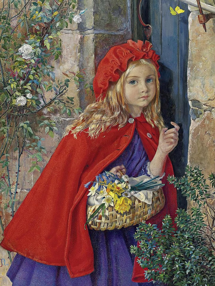 arte_angela's tweet photo. ISABEL NAFTEL
Reino Unido
1832-1912
Acuarela y Gouache s/ Papel - 55,5x39 cm
"Caperucita Roja" - 1862 https://t.co/p99R2KA2Xd