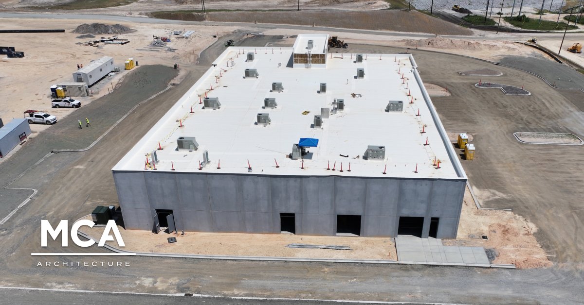 Sneak peek from Blythewood 👀 MCA is partnering with <a href="/M_B_Kahn/">M. B. Kahn</a>, <a href="/readySC/">readySC</a>, and Scout Motors on their new Training Facility building for innovation + the future of mobility in SC.  

#MCAArchitecture #ScoutMotors #SouthCarolina