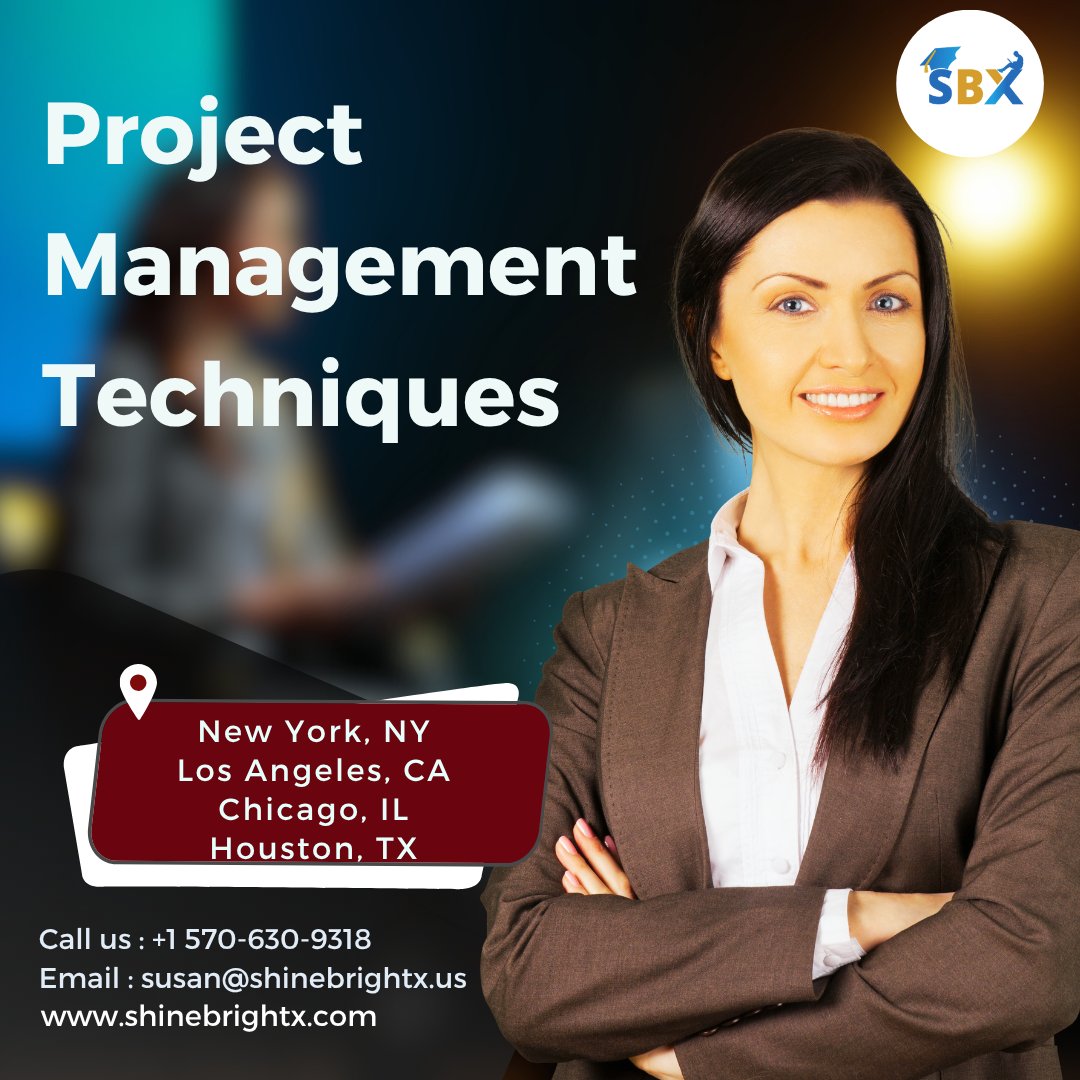 ShineBrightX's tweet image. 📅Don’t wait! Register now for our Project Management Techniques Certification Training.
Save Your Spot: bit.ly/43Gr5Qk
#projectmanagementtechniques #pmtechniques #effectiveprojectmanagement #newyork #florida #losangeles #california #chicago #illinois #houston #tx #texas