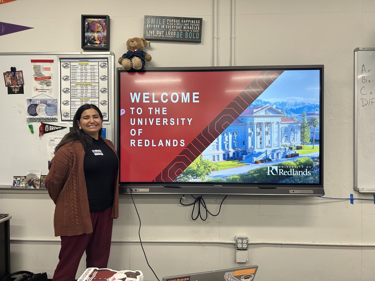 ACHS_AVID's tweet image. Thank you to Ava Cobarrubias from University of Redlands for presenting to our AVID Senior classes!!