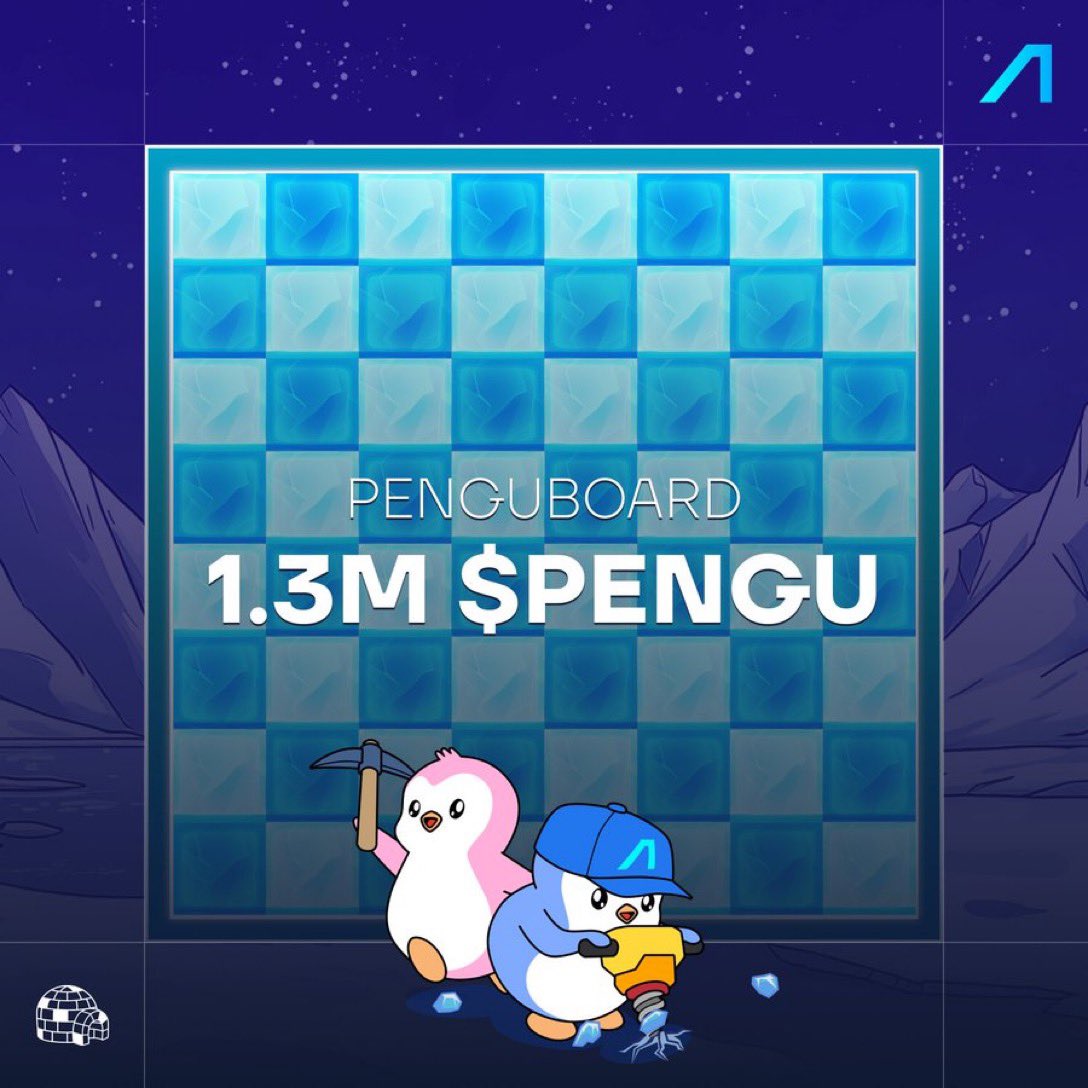 Joe_web3_'s tweet image. i’ve been dropping back-to-back content for @anichessgame and still haven’t even sniffed the lb 😂

but we move. and i was told to pass this info to y’all:

only 1.3m $pengu is still frozen inside the penguboard.

grab your axe.  

break the ice.  

unlock $pengu and stack that…
