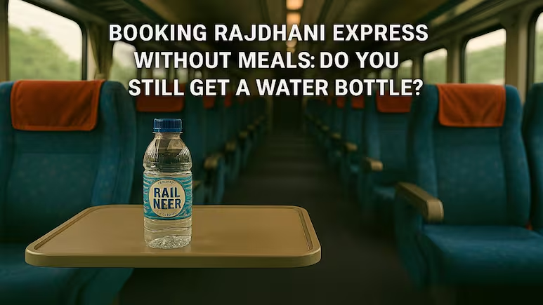 NDTVFood's tweet image. Booking Rajdhani Without Meals: Do You Still Get A Water Bottle?
ndtv.com/travel/booking…
#rajdhaniexpress #waterbottle #IRCTC