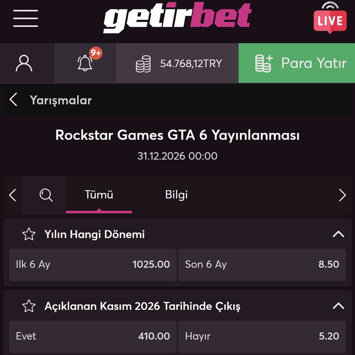 GTA VI Açıklanan resmi çıkış tarihinde çıkar mı? 410 ORAN 😱