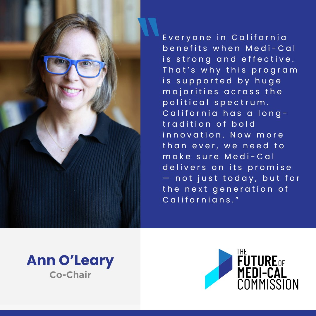 Medi-Cal is the cornerstone of California’s health care system, providing vital health coverage to 15 million people — more than one in three Californians.

Learn more about how <a href="/FutureMedi_Cal/">Future of Medi-Cal Commission</a> hopes to protect and strengthen this vital program:

➡️futureofmedi-cal.org