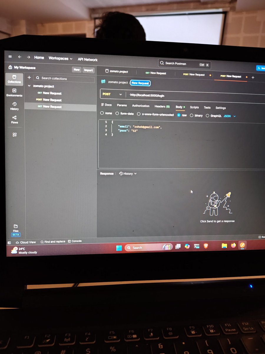 Zohebb0017's tweet photo. 15/100
Exploring APIs with Postman today 

@codeforindia_ 
@merajismeraj 
@SadiyaSabera 
@0xsuhailroushan https://t.co/uglKPwyH4l