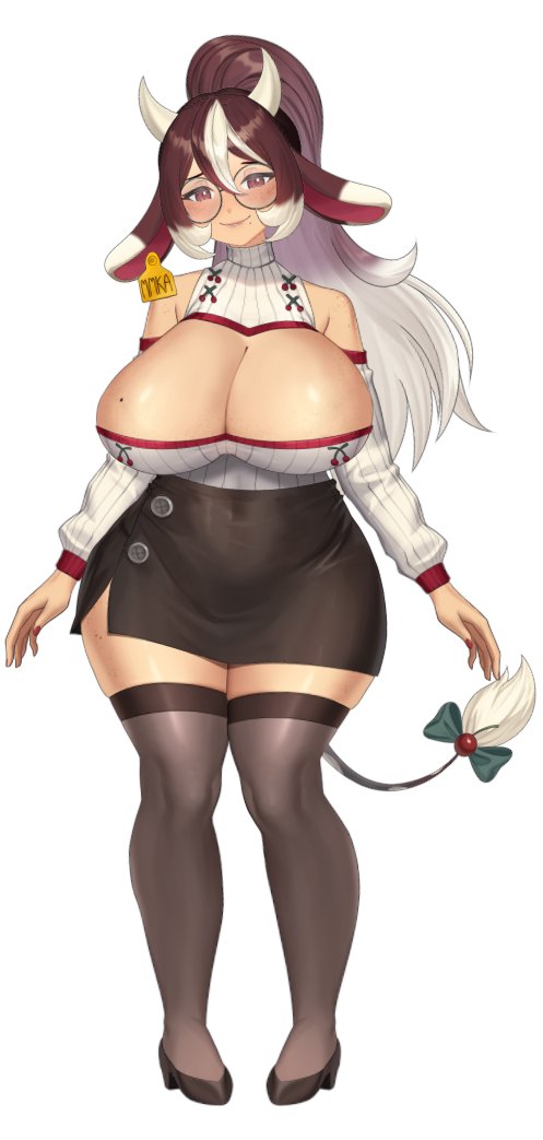 MomokaMooVT's tweet image. Vtuber post your model trend! 🐮🍒

I have lots of outfits to show ✨❤️Oh that's strange, I guess my camera stopped working on the last one 🤷‍♀️