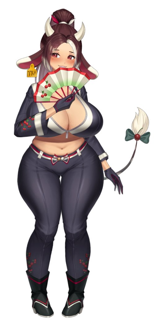 MomokaMooVT's tweet image. Vtuber post your model trend! 🐮🍒

I have lots of outfits to show ✨❤️Oh that's strange, I guess my camera stopped working on the last one 🤷‍♀️