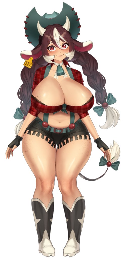 MomokaMooVT's tweet image. Vtuber post your model trend! 🐮🍒

I have lots of outfits to show ✨❤️Oh that's strange, I guess my camera stopped working on the last one 🤷‍♀️