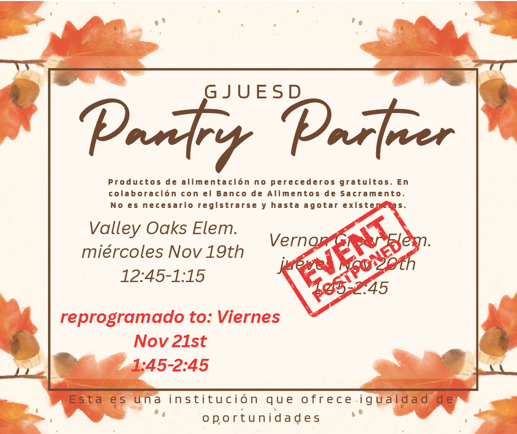 Postponed due to rain. Rescheduled to tomorrow, Friday 21st 1:45pm - 2:45pm at Vernon E. Greer