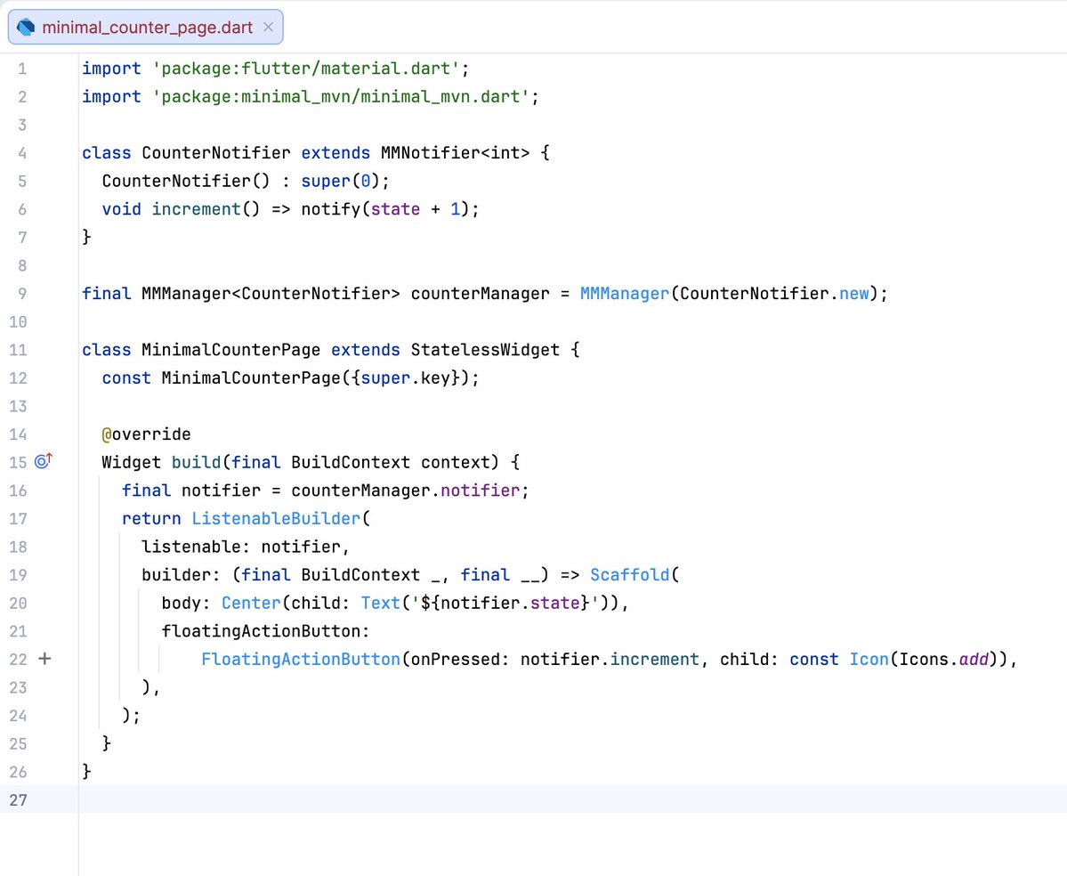 ThomasBurkhartB's tweet image. ok, as @felangelov started this this morning and @ASalvadorini countered with his approach, now watch_it with 25 lines and all 3 #flutterdev state management approaches side by side so you can decide which is the most intuitive when you read the code