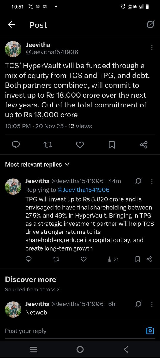 arshith_traders's tweet image. #netweb #TCS #DataCenters #AI